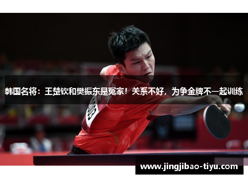 韩国名将：王楚钦和樊振东是冤家！关系不好，为争金牌不一起训练
